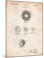 Golf Ball Patent-Cole Borders-Mounted Art Print