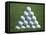 Golf Ball Pyramid-null-Framed Stretched Canvas