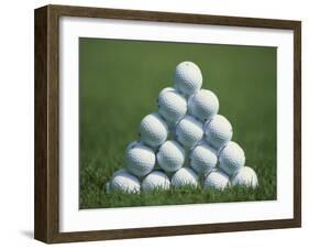 Golf Ball Pyramid-null-Framed Photographic Print