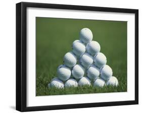 Golf Ball Pyramid-null-Framed Photographic Print