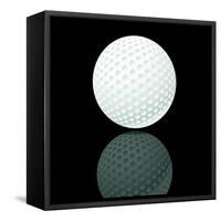 Golf Ball-Coline-Framed Stretched Canvas