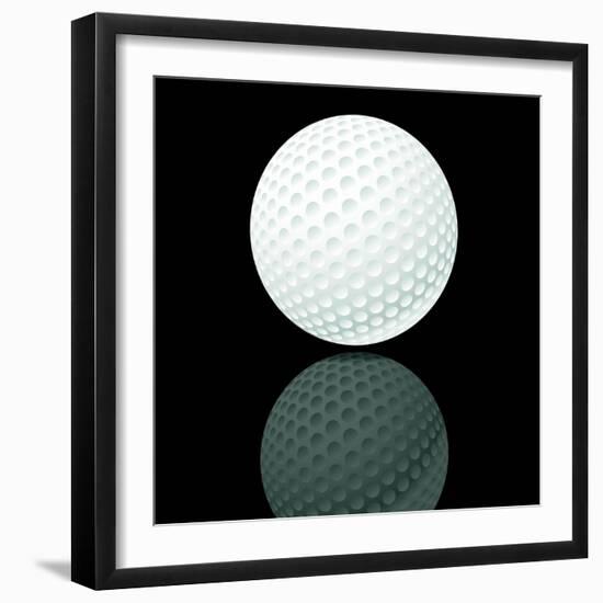 Golf Ball-Coline-Framed Art Print