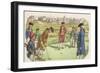 Golf Being Played in St Andrews in the 18th Century-Pat Nicolle-Framed Giclee Print