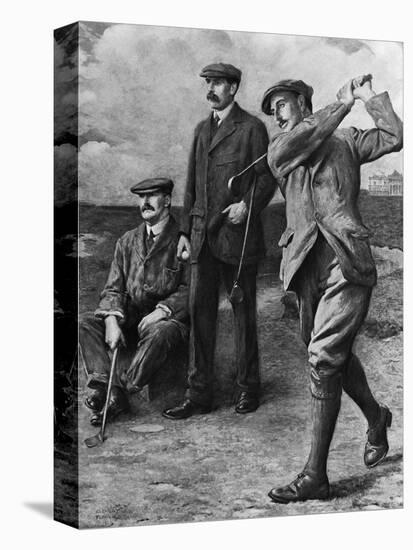 Golf Big Triumvirate-Bettmann-Stretched Canvas