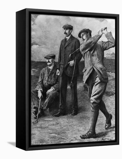 Golf Big Triumvirate-Bettmann-Framed Stretched Canvas