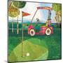 Golf Cart - Red-Robbin Rawlings-Mounted Art Print
