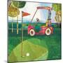 Golf Cart - Red-Robbin Rawlings-Mounted Art Print