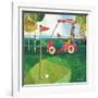 Golf Cart - Red-Robbin Rawlings-Framed Giclee Print