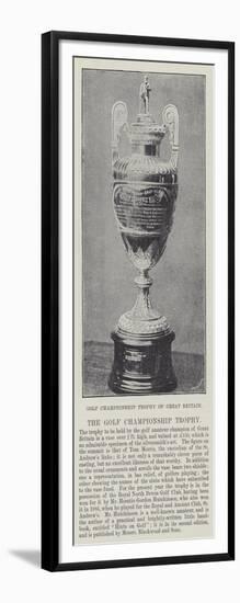 Golf Championship Trophy of Great Britain-null-Framed Giclee Print