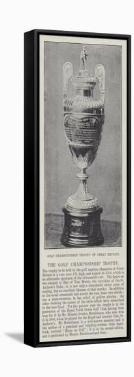 Golf Championship Trophy of Great Britain-null-Framed Stretched Canvas