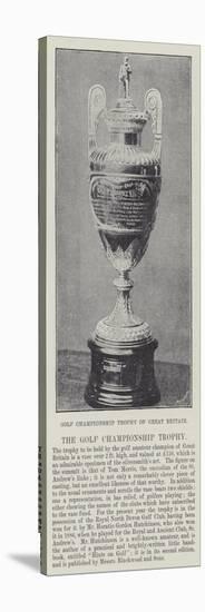 Golf Championship Trophy of Great Britain-null-Stretched Canvas