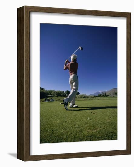Golf Club at Genoa Lakes, Nevada, USA-null-Framed Photographic Print