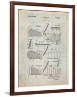 Golf Club, Club Head Patent-Cole Borders-Framed Art Print