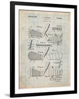 Golf Club, Club Head Patent-Cole Borders-Framed Art Print