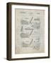 Golf Club, Club Head Patent-Cole Borders-Framed Art Print