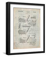 Golf Club, Club Head Patent-Cole Borders-Framed Art Print