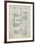 Golf Club, Club Head Patent-Cole Borders-Framed Art Print