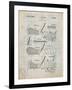 Golf Club, Club Head Patent-Cole Borders-Framed Art Print