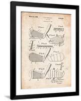 Golf Club, Club Head Patent-Cole Borders-Framed Art Print