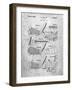 Golf Club, Club Head Patent-Cole Borders-Framed Art Print