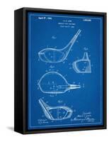 Golf Club Driver Patent-null-Framed Stretched Canvas