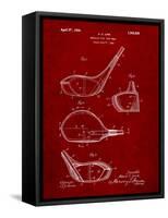 Golf Club Driver Patent-Cole Borders-Framed Stretched Canvas