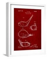 Golf Club Driver Patent-Cole Borders-Framed Art Print