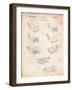 Golf Club Head Patent-Cole Borders-Framed Art Print