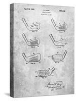 Golf Club Head Patent-Cole Borders-Stretched Canvas