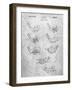 Golf Club Head Patent-Cole Borders-Framed Art Print