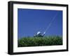 Golf Club Lined Up with Golf Ball on Tee-Mitch Diamond-Framed Premium Photographic Print