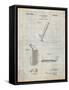 Golf Club Patent-Cole Borders-Framed Stretched Canvas