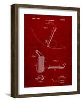 Golf Club Patent-Cole Borders-Framed Art Print