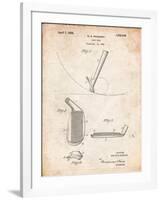 Golf Club Patent-Cole Borders-Framed Art Print