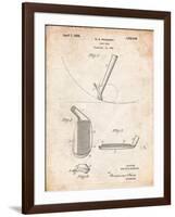 Golf Club Patent-Cole Borders-Framed Art Print