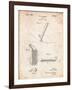 Golf Club Patent-Cole Borders-Framed Art Print