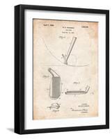 Golf Club Patent-Cole Borders-Framed Art Print