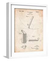 Golf Club Patent-Cole Borders-Framed Art Print