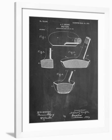 Golf Club Putter Patent-null-Framed Art Print