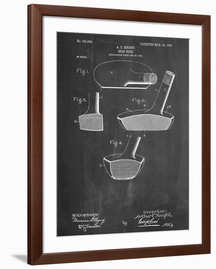 Golf Club Putter Patent-null-Framed Art Print