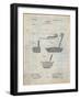 Golf Club Putter Patent-Cole Borders-Framed Art Print