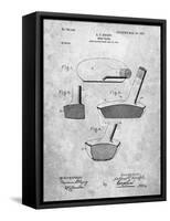 Golf Club Putter Patent-Cole Borders-Framed Stretched Canvas