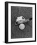 Golf Club with Mirror on Head Being Used to Help Accuracy of Golfer's Shot-Bernard Hoffman-Framed Photographic Print