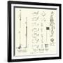 Golf Clubs, Caddie Bag, Etc-null-Framed Giclee Print