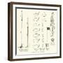 Golf Clubs, Caddie Bag, Etc-null-Framed Giclee Print