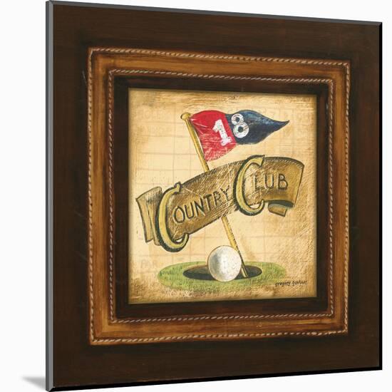 Golf Country Club-Gregory Gorham-Mounted Art Print