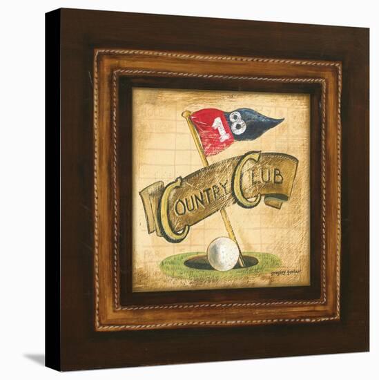 Golf Country Club-Gregory Gorham-Stretched Canvas