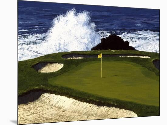 Golf Course 2-William Vanderdasson-Mounted Giclee Print