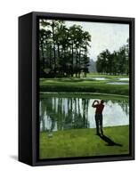Golf Course 9-William Vanderdasson-Framed Stretched Canvas