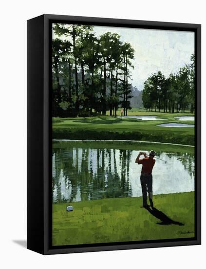 Golf Course 9-William Vanderdasson-Framed Stretched Canvas